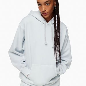 TNA Cozy Fleece Boyfriend Hoodie (Gd Glacier Blue)
